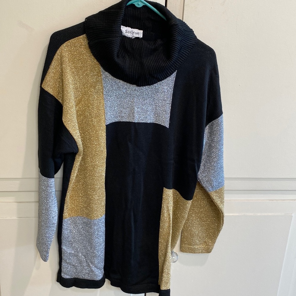 Metallic Block Tunic - image 1